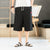 Verheißungsvolle Stickerei Leinen Strandhose Lose Hosen im chinesischen Stil Shorts
