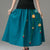 Chinese Style Floral Appliques Midaxi Skirt