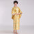 Kimono japonais traditionnel en brocart imprimé de bon augure