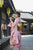 Sakura Pattern Formal Wear Japanese Kimono Furisode