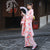 Kimono japonais de tenue de soirée à motif sakura Furisode