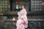 Sakura Pattern Formal Wear Japanese Kimono Furisode