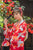 Cranes Pattern Girl's Japanese Kimono Bathrobe