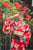 Accappatoio kimono giapponese da bambina con motivo gru