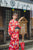 Cranes Pattern Girl's Japanese Kimono Bathrobe