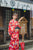 Cranes Pattern japanischer Kimono-Bademantel für Mädchen