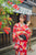 Cranes Pattern Girl's Japanese Kimono Bathrobe