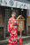 Cranes Pattern Girl's Japanese Kimono Bathrobe