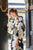 Japanischer Kimono-Bademantel für Mädchen mit Blumenmuster für Feuerwerksopfer