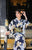 Japanischer Kimono-Bademantel für Mädchen mit Blumenmuster für Feuerwerksopfer