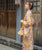 Floral Pattern Girl's Japanese Retro Kimono Bathrobe