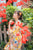 Japanischer Retro-Kimono-Bademantel für Mädchen mit Blumenmuster