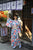 Kimono giapponese da cerimonia per bambina con motivo floreale