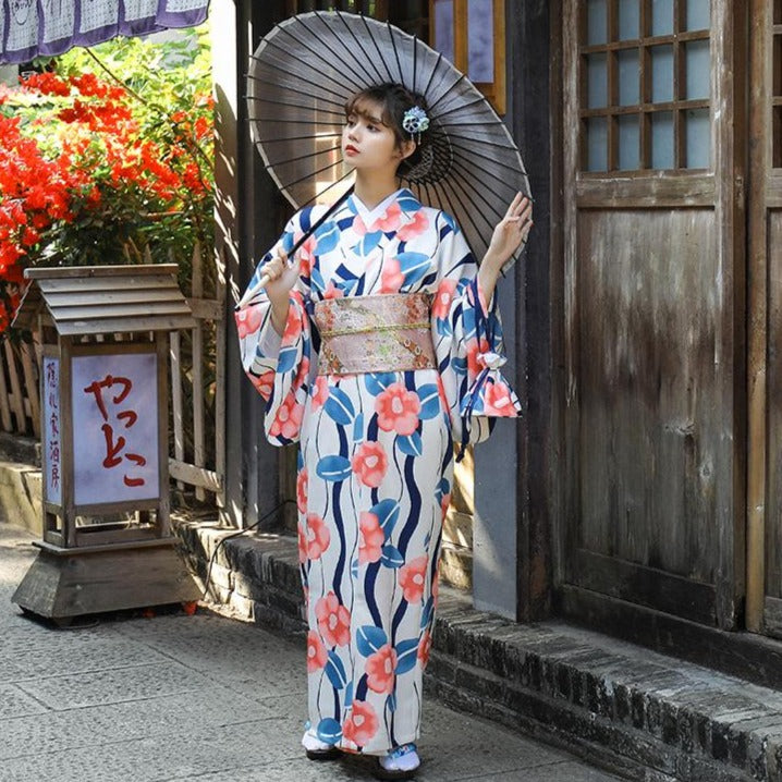 Patrón floral Ropa formal para Kimono japonés – IDREAMMART
