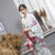 Traditioneller japanischer Kimono mit Blumenmuster für Damen Yukata
