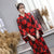 Motivo a quadri e quadri Kimono giapponese Yukata da donna