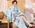 Vogel & Blumenmuster Traditioneller japanischer Kimono Damen Yukata