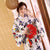 Kimono tradicional japonés floral Yukata de mujer