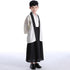 Boy's Traditional Japanese Kimono Retro Samurai Robe