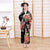 Traditioneller japanischer Kimono für Mädchen mit Blumenseide Yukata