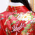 Traditioneller japanischer Kimono für Mädchen mit Blumenseide Yukata