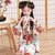 Girl's Traditional Japanese Kimono Floral Silk Yukata