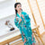 Peacock & Floral Pattern Girl's Traditional Kimono Japanese Yukata