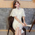 Modern Cheongsam Mermaid Lace Dress with Bolero Jacket