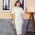 Modern Cheongsam Mermaid Lace Dress with Bolero Jacket