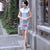 Mini vestido chino de seda floral clásico Cheongsam vestido de noche