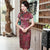 Robe de soirée chinoise classique en soie Cheongsam au genou