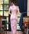 Floral Brocade Open Front Classic Cheongsam Chinese Dress
