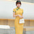 Mini robe chinoise à manches courtes et broderie florale en coton emblématique