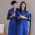 Wintersweet Embroidery Silk Blend Loungewear Sleepwear Bathrobe