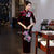 3/4 Sleeve Floral Embroidery Velvet Traditional Cheongsam Chinese Dress Mother Dress