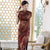 Cap Sleeve Plum Blossom Pattern Silk Traditional Cheongsam Chinese Dress Mother Dress