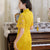 Short Sleeve Floral Lace Traditional Cheongsam Chinese Dress Evening Gown