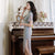 Short Sleeve Floral Lace Traditional Cheongsam Knee Length Chinese Dress