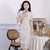 Short Sleeve Floral Tulle & Chiffon Traditional Cheongsam Chinese Dress