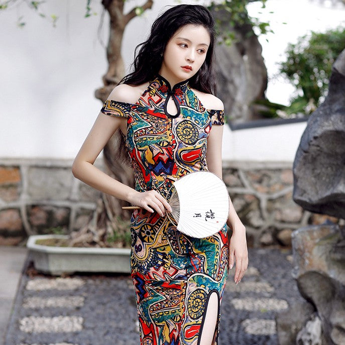 close fitting chinese dress China