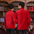 Mandarin Collar Phoenix Embroidery Velvet Traditional Chinese Jacket Father Coat