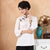 Camicia cinese con maniche alla coreana in 100% cotone cheongsam