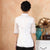 Floral Embroidery Illusion Sleeve Traditional Cheongsam Top Chinese Shirt