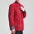 Veste chinoise traditionnelle en velours côtelé à motif de bon augure