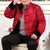 Manteau de père de veste chinoise traditionnelle réversible en velours et brocart