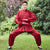 Costume de tai-chi chinois traditionnel en mélange de soie à motif de bon augure