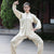 Traditioneller chinesischer Tai Chi-Anzug für Damen aus Seidenmischung mit Glücksverheißung