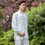 Auspicious Pattern Silk Blend Chinese Kung-fu Suit