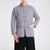 Mandarin Collar Linen Traditional Chinese Kung Fu Suit with Strap Buttons