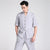 Half Sleeve V Neck Linen Traditional Chinese Kung Fu Shirt Tai Chi Top